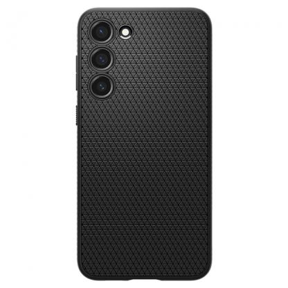 Spigen Liquid Air Case - силиконов (TPU) калъф с висока степен на защита за Samsung Galaxy S23 Plus (черен) 2