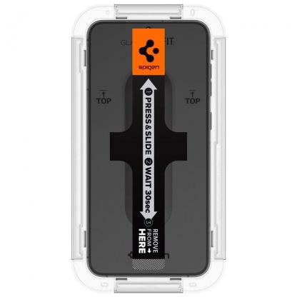 Spigen Glas.tR EZ Fit Tempered Glass 2 Pack - 2 броя стъклени защитни покрития за дисплея на Samsung Galaxy S23 (прозрачен) 2