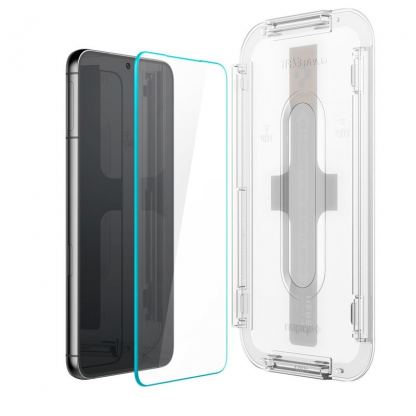 Spigen Glas.tR EZ Fit Tempered Glass 2 Pack - 2 броя стъклени защитни покрития за дисплея на Samsung Galaxy S23 (прозрачен) 4