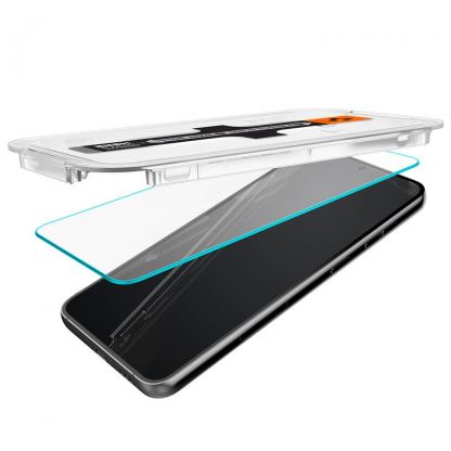 Spigen Glas.tR EZ Fit Tempered Glass 2 Pack - 2 броя стъклени защитни покрития за дисплея на Samsung Galaxy S23 (прозрачен) 5