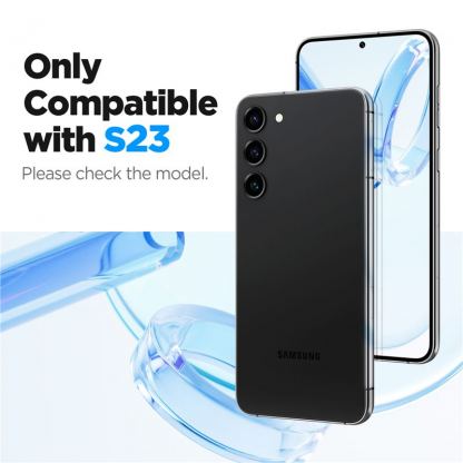 Spigen Glas.tR EZ Fit Tempered Glass 2 Pack - 2 броя стъклени защитни покрития за дисплея на Samsung Galaxy S23 (прозрачен) 6
