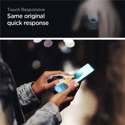 Spigen FC Tempered Glass - калено стъклено защитно покритие за дисплея за Xiaomi Redmi Note 10 Pro, Xiaomi Poco F4 (черен-прозрачен) 6