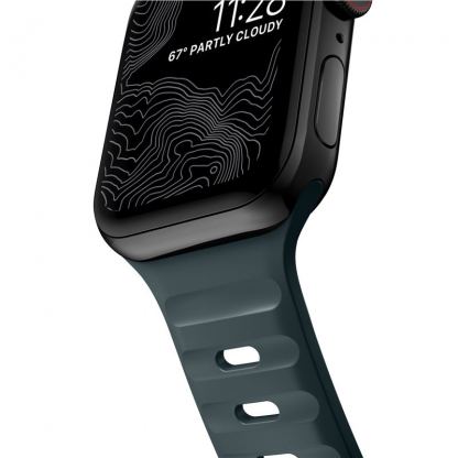 Nomad Sport Band - силиконова каишка за Apple Watch 42мм, 44мм, 45мм, 46мм, Ultra 49мм (син) 5