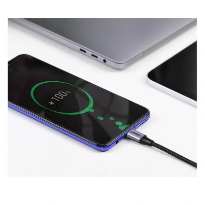 Ugreen USB-C to USB-C Cable 60W - кабел с с бързо зареждане за устройства с USB-C порт (100 см) (черен) 3