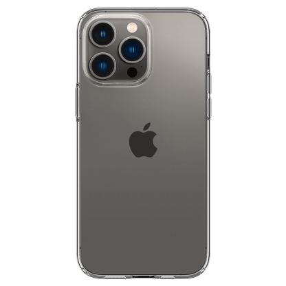 Spigen Crystal Flex Case - тънък качествен силиконов (TPU) калъф за iPhone 14 Pro (прозрачен)  2