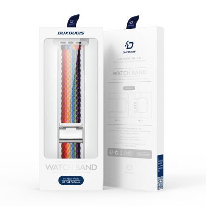 Dux Ducis Strap Mixture II Version - текстилна каишка за Apple Watch 42мм, 44мм, 45мм, 46мм, Ultra 49мм (шарен)  7