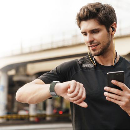 Dux Ducis Strap Mixture II Version - текстилна каишка за Apple Watch 42мм, 44мм, 45мм, 46мм, Ultra 49мм (тъмнозелен)  8