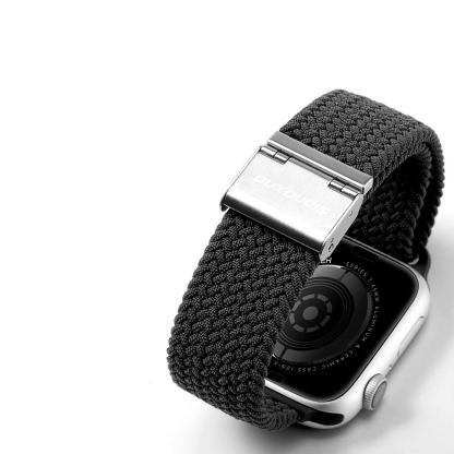 Dux Ducis Strap Mixture II Version - текстилна каишка за Apple Watch 42мм, 44мм, 45мм, 46мм, Ultra 49мм (черен)  4