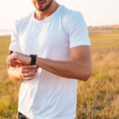 Dux Ducis Strap Mixture II Version - текстилна каишка за Apple Watch 42мм, 44мм, 45мм, 46мм, Ultra 49мм (черен)  5