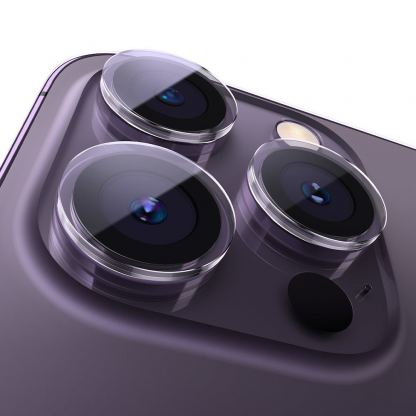 Baseus Camera Tempered Glass Lens Protector (SGZT030002) - предпазни стъклени лещи за камерата на iPhone 14 Pro, iPhone 14 Pro Max (прозрачен) 12