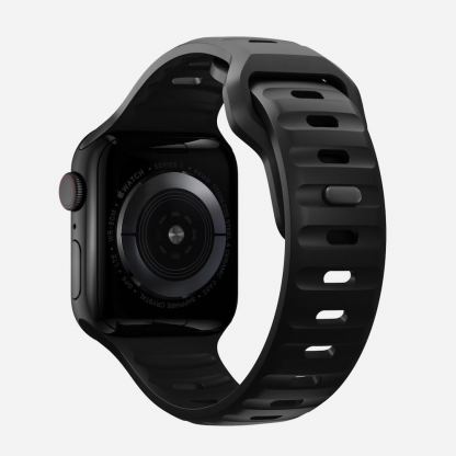 Tech-Protect Iconband Line Silicone Sport Band - силиконова каишка за Apple Watch 42мм, 44мм, 45мм, 46мм, Ultra 49мм (черен) 2