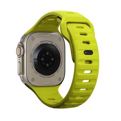 Tech-Protect Iconband Line Silicone Sport Band - силиконова каишка за Apple Watch 42мм, 44мм, 45мм, 46мм, Ultra 49мм (светлозелен) 2