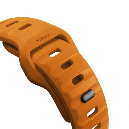 Nomad Sport Band - силиконова каишка за Apple Watch 42мм, 44мм, 45мм, Ultra 49мм (светлооранжев) 6
