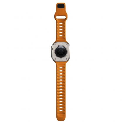 Nomad Sport Band - силиконова каишка за Apple Watch 42мм, 44мм, 45мм, Ultra 49мм (светлооранжев) 10
