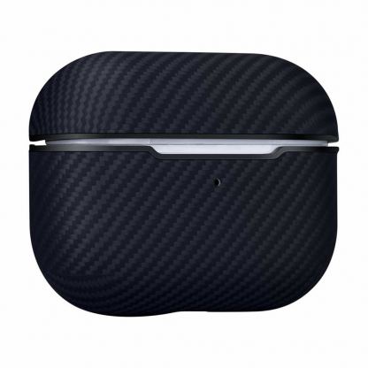 Pitaka MagEZ 600D Aramid Fiber MagSafe Case - кевларен кейс с MagSafe за Apple AirPods Pro (черен-сив)  2
