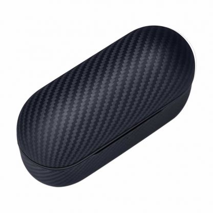 Pitaka MagEZ 600D Aramid Fiber MagSafe Case - кевларен кейс с MagSafe за Apple AirPods Pro (черен-сив)  7