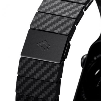 Pitaka Carbon Fiber Link Modern Band - карбонова каишка за Apple Watch 38мм, 40мм, 41мм, 42мм (2024) (черен) 5