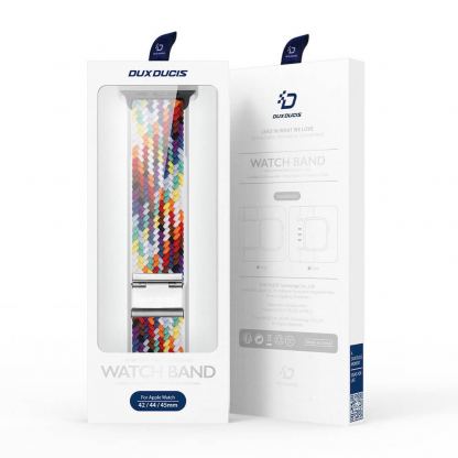 Dux Ducis Strap Mixture II Version - текстилна каишка за Apple Watch 42мм, 44мм, 45мм, Ultra 49мм (шарен)  6