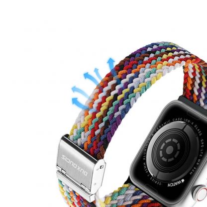 Dux Ducis Strap Mixture II Version - текстилна каишка за Apple Watch 42мм, 44мм, 45мм, Ultra 49мм (шарен)  8