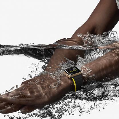 Dux Ducis Silicone Magnetic Strap (LD Version) - магнитна силиконова каишка за Apple Watch 42мм, 44мм, 45мм, 46mm ,Ultra 49мм (черен-жълт) 6