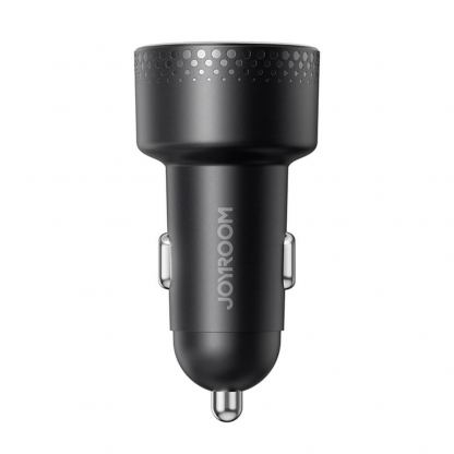 Joyroom Digital Display Dual USB-C Fast Car Charger 70W PD - зарядно за кола с 2xUSB-C изходи с технология за бързо зареждане и дисплей  (черен) 10