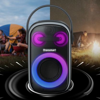 Tronsmart Halo 100 Bluetooth Speaker 60W - портативен безжичен блутут спийкър с вградена батерия, зареждащ мобилни устройства (черен) 8