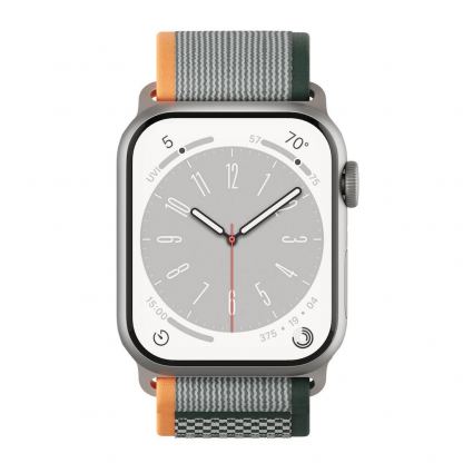 Next One Athletic Loop - текстилна каишка за Apple Watch 42мм, 44мм, 45мм, 46мм, Ultra 49мм(сив-зелен) 4