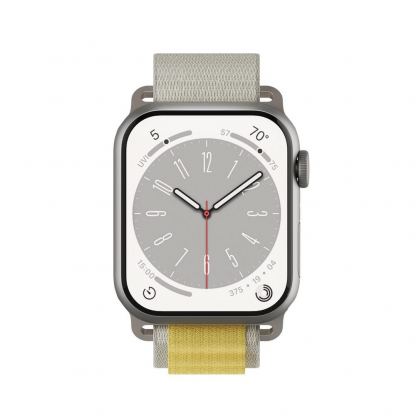 Next One Adventure Loop - текстилна каишка за Apple Watch Apple Watch 38мм, 40мм, 41мм, 42мм (2024) (бял-жълт) 3