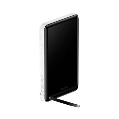 Baseus Magnetic Wireless Charging Power Bank 10000 mAh 20W (PPCX000202) - преносима външна батерия с USB-C порт и безжично зареждане с MagSafe (бял) 14
