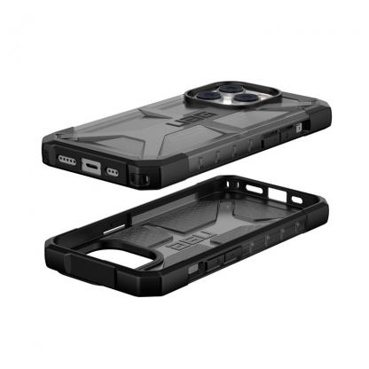 Urban Armor Gear Plasma Case - удароустойчив хибриден кейс за iPhone 15 Pro Max (черен-прозрачен) 2