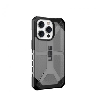 Urban Armor Gear Plasma Case - удароустойчив хибриден кейс за iPhone 15 Pro Max (черен-прозрачен) 5