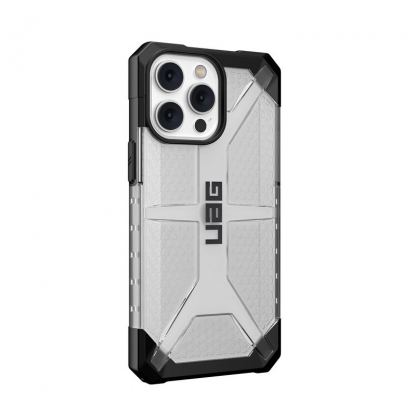 Urban Armor Gear Plasma Case - удароустойчив хибриден кейс за iPhone 15 Pro Max (прозрачен) 4