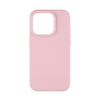 Tactical Velvet Smoothie Cover - силиконов калъф за iPhone 15 Pro (розов)