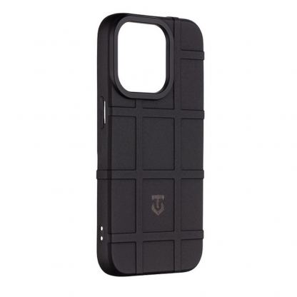 Tactical Infantry Case - удароустойчив силиконов (TPU) калъф за iPhone 15 Pro Max (черен) 2