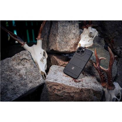 Tactical Infantry Case - удароустойчив силиконов (TPU) калъф за iPhone 14 Pro (черен) 5