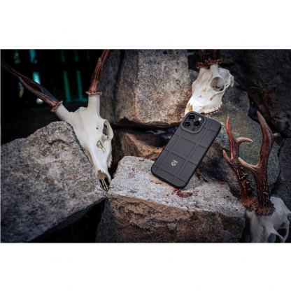 Tactical Infantry Case - удароустойчив силиконов (TPU) калъф за iPhone 14 (черен) 5