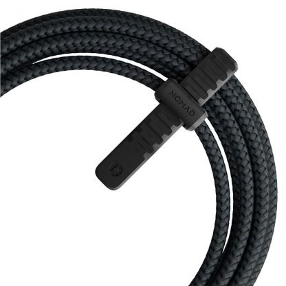 Nomad Kevlar USB-C to USB-C Charging Cable v2 100W - здрав кевларен USB-C към USB-C кабел за MacBook и устройства с USB-C порт (300 см) (черен) 3