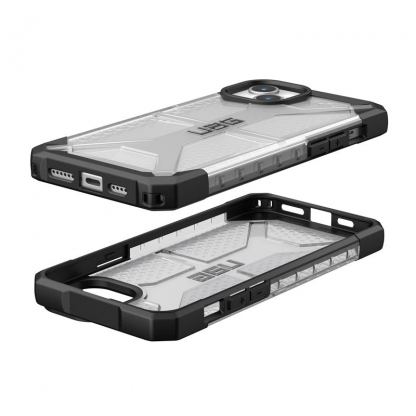 Urban Armor Gear Plasma Case - удароустойчив хибриден кейс за iPhone 15 Plus (прозрачен) 2