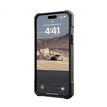Urban Armor Gear Monarch Case - удароустойчив хибриден кейс за iPhone 15 Plus (черен-карбон) 7