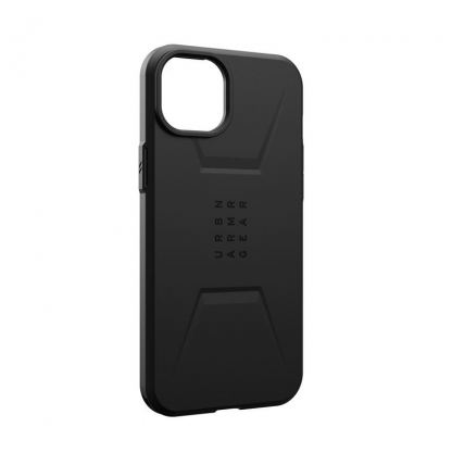 Urban Armor Gear Civilian MagSafe Case - удароустойчив хибриден кейс с MagSafe за iPhone 15 Plus (черен) 14