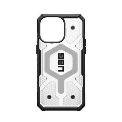 Urban Armor Gear Pathfinder MagSafe Case - удароустойчив хибриден кейс за iPhone 15 Pro Max (прозрачен) 12