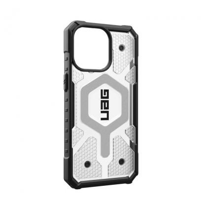 Urban Armor Gear Pathfinder MagSafe Case - удароустойчив хибриден кейс за iPhone 15 Pro Max (прозрачен) 14