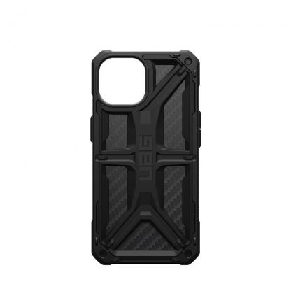 Urban Armor Gear Monarch Case - удароустойчив хибриден кейс за iPhone 15 (черен-карбон) 12