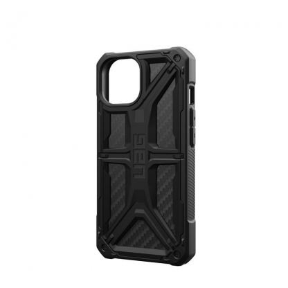Urban Armor Gear Monarch Case - удароустойчив хибриден кейс за iPhone 15 (черен-карбон) 13