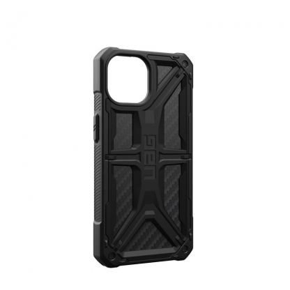 Urban Armor Gear Monarch Case - удароустойчив хибриден кейс за iPhone 15 (черен-карбон) 14