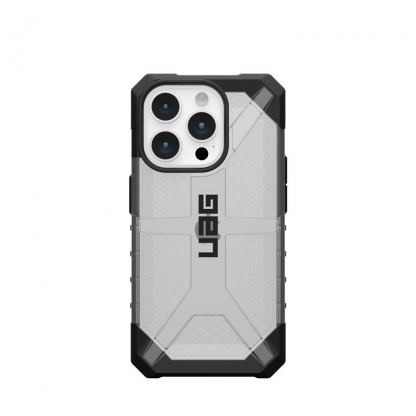 Urban Armor Gear Plasma Case - удароустойчив хибриден кейс за iPhone 15 Pro (прозрачен) 8