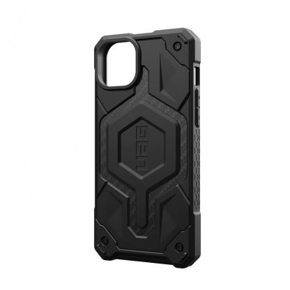 Urban Armor Gear Monarch Pro MagSafe Case - удароустойчив хибриден кейс с MagSafe за iPhone 15 Plus (черен-карбон) 13