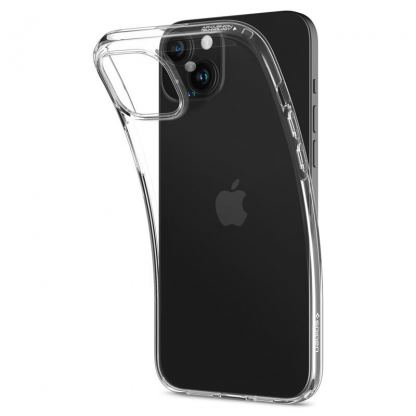Spigen Liquid Crystal Case - тънък силиконов (TPU) калъф за iPhone 15 (прозрачен)  6
