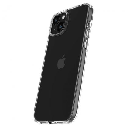 Spigen Liquid Crystal Case - тънък силиконов (TPU) калъф за iPhone 15 (прозрачен)  9