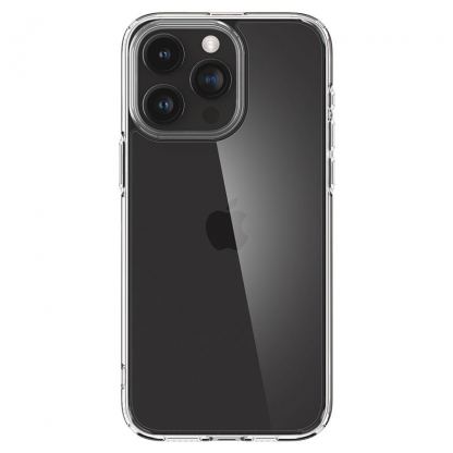 Spigen Crystal Hybrid Case - хибриден кейс с висока степен на защита за iPhone 15 Pro Max (прозрачен)	 2